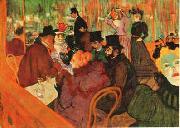  Henri  Toulouse-Lautrec Moulin Rouge oil painting